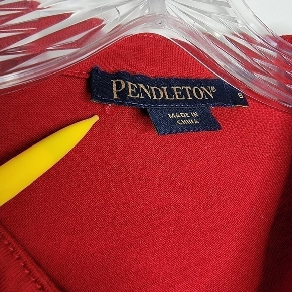 Pendleton Shirt Women’s Small 100% Merino Wool Buttoned Long Sleeve Shirt - Picture 8 of 14